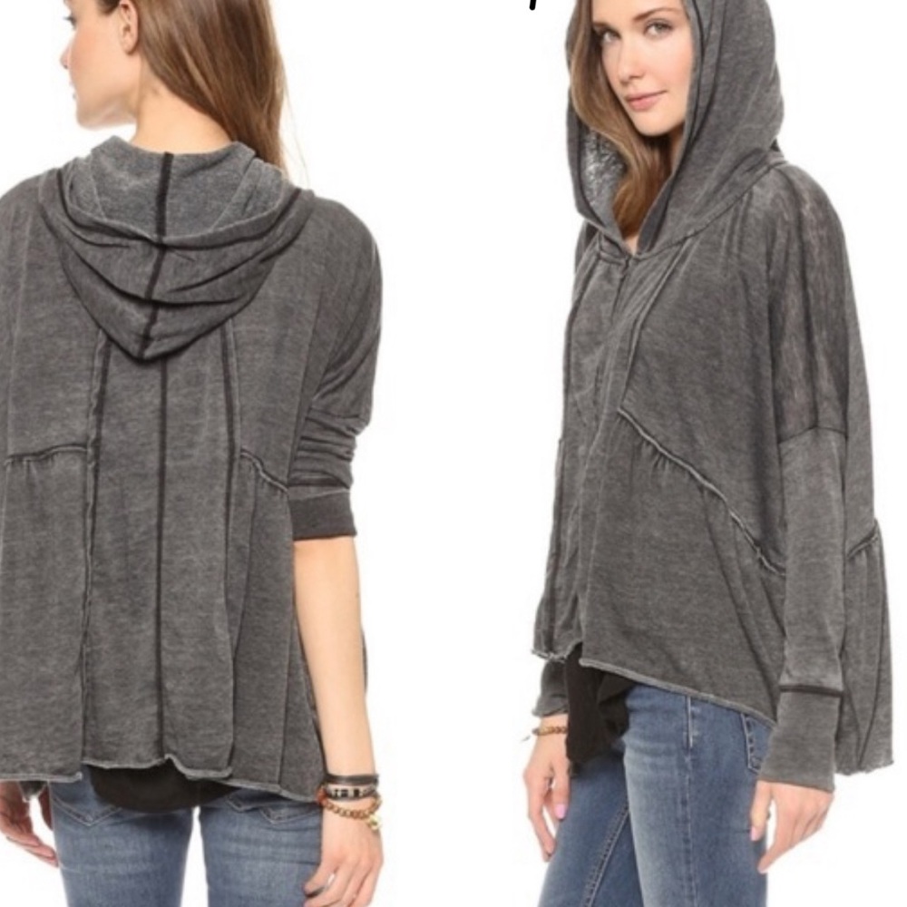 Free People One Love Zip Up Hoodie